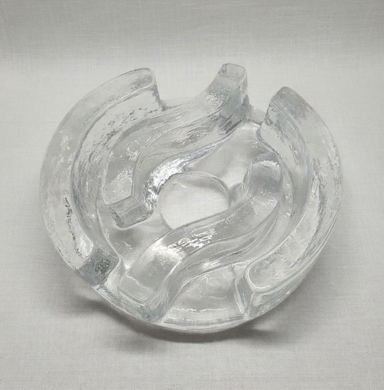 Image 1 of Chauffe-théière iconique La Vida – Verre cristal soufflé à la bouche, années 1970