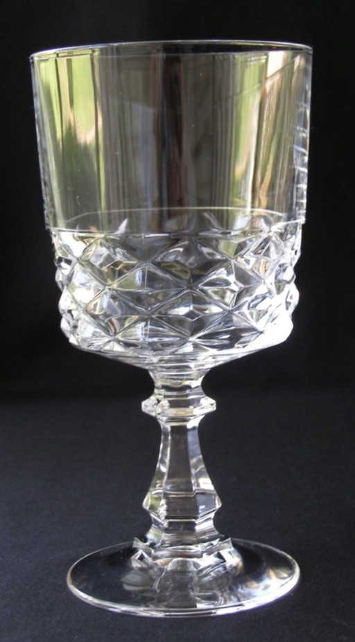 Diamante vetreria vintage Cristal d'Arques – glazen karaffen, Crystal, Glass (photo 2 of 5)