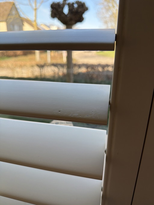 Shutters, cremekleurig