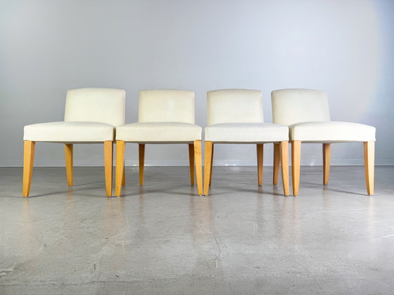 Image 1 of Set di 4 sedie di design di Gaston y Daniela Niza, sedia imbottita, rara