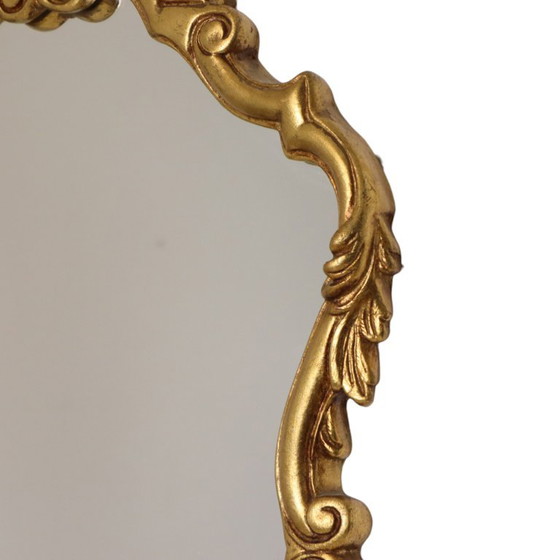 Klassieke Gouden Kuifspiegel Frankrijk Barok Stijl 74cm – Glass (photo 6 of 18)