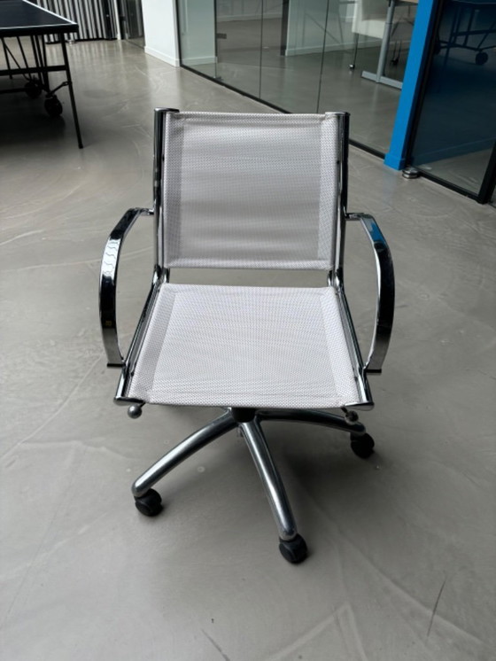 Image 1 of Office chair white (2 pieces)