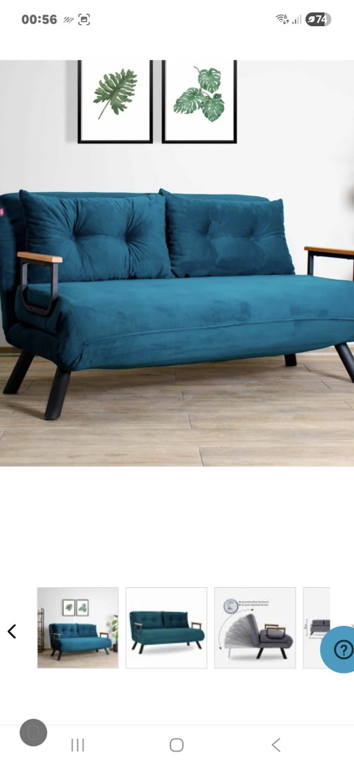 2-seater sofa bed
