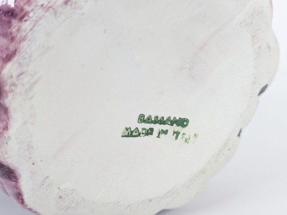 Image 1 of Brocca per uva in maiolica Ceramiche di Bassano — Italia — Vintage