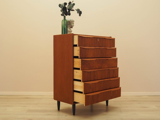 Image 1 of Kommode aus Teakholz, dänisches Design, 1970er Jahre, hergestellt in Dänemark
