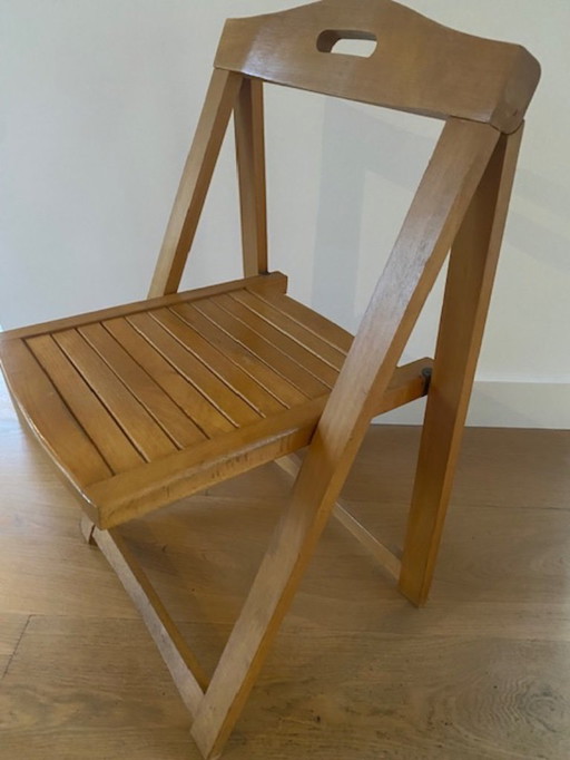 Klapstoel Vintage Beukenhout