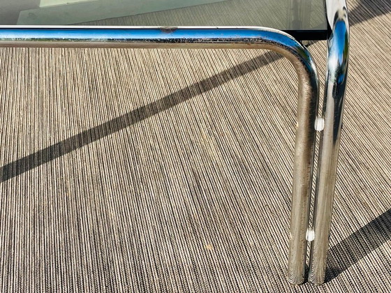 Image 1 of Pair of chrome coffee tables # Vintage 70s # Living Room Tables