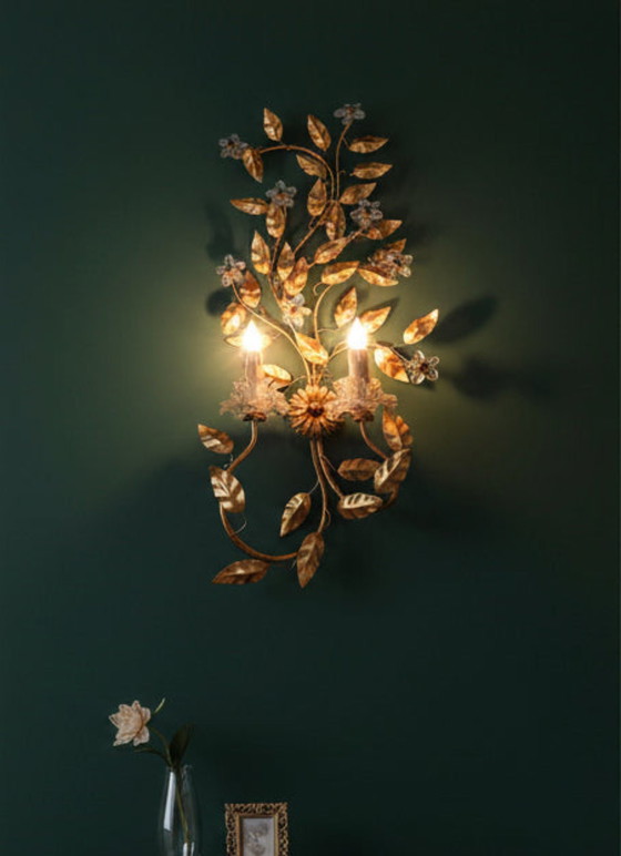 Image 1 of Banci Firenze Italiaanse wandlamp met Murano glas
