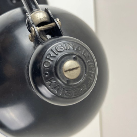 Image 1 of Tisch- oder Schreibtischleuchte aus schwarzem Metall von Kaiser Idell 6556