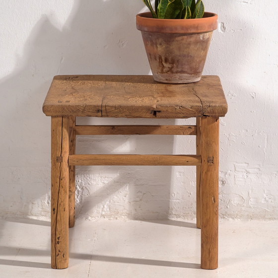 Antiker Massivholz-Couchtisch (ca. 1870), Couchtische, Braun, Rustic (Foto 18 von 18)