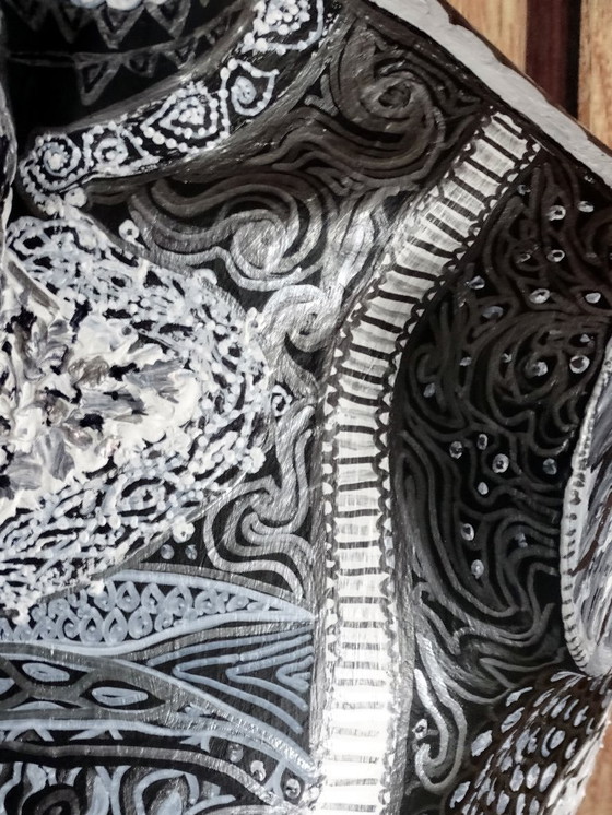 Image 1 of CB. busto di manichino bianco e nero