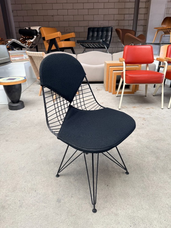 Image 1 of Vitra Eames Wire Stuhl DKR-2 mit "Bikini-Kissen"