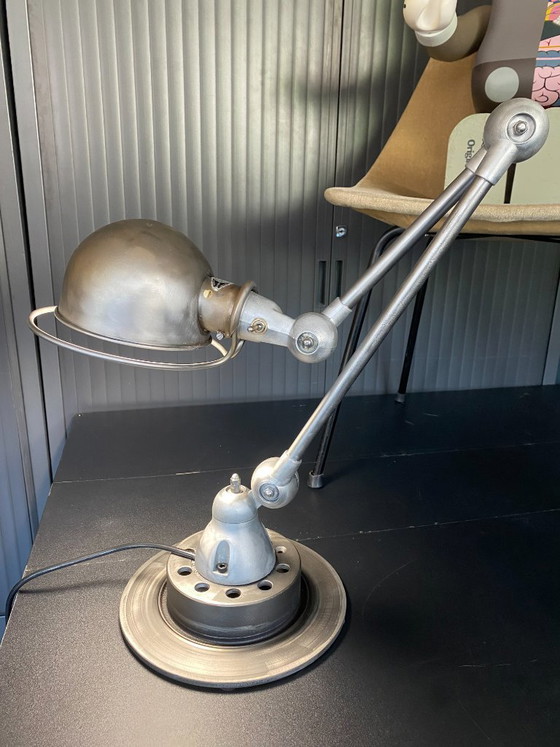 Image 1 of Jieldé 2-arm lamp with matte industrial vintage clear varnish