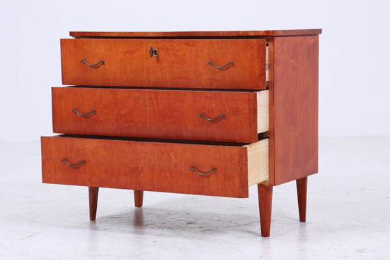 Image 1 of Vintage ladekast | Mid Century ladekast | houten opbergmeubel 60s #07-45