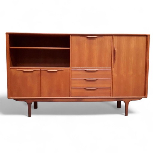 Buffet haut en teck Mid Century des années 1960