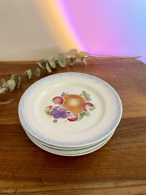 Set of 6 St Amand Dessert Plates