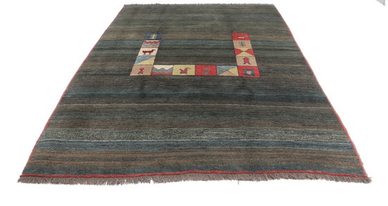 Image 1 of Origineel Perzisch tapijt Gabbeh Ghashghai oosters tapijt 301 cm x 222 cm oud natuurlijk