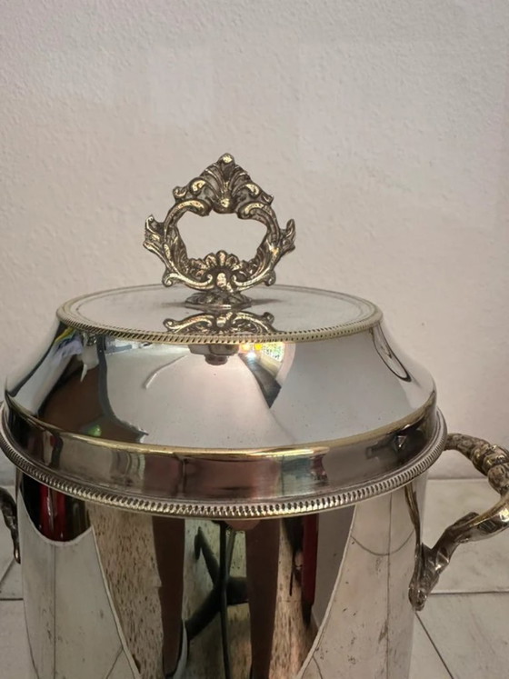 Image 1 of Versilbertes Eisbehälter-Set — Rati-Var, Palma de Mallorca