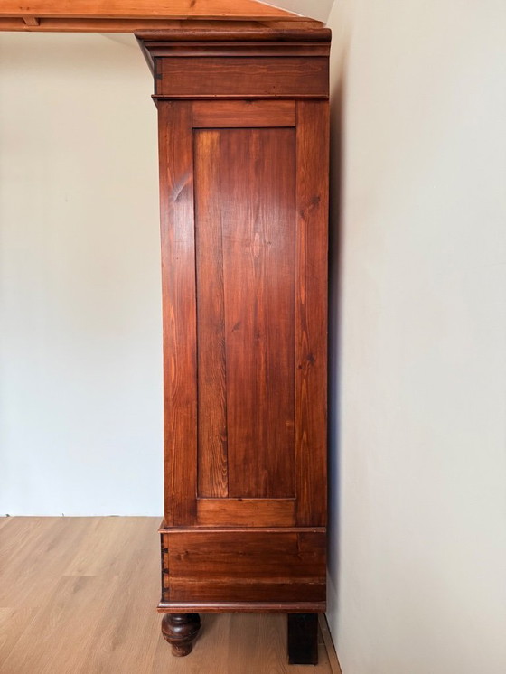 Image 1 of Armadio antico in pino (ca. 1900) – Completamente smontabile