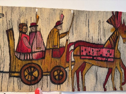 Wandteppich von H. Sulkowska (Kelim)