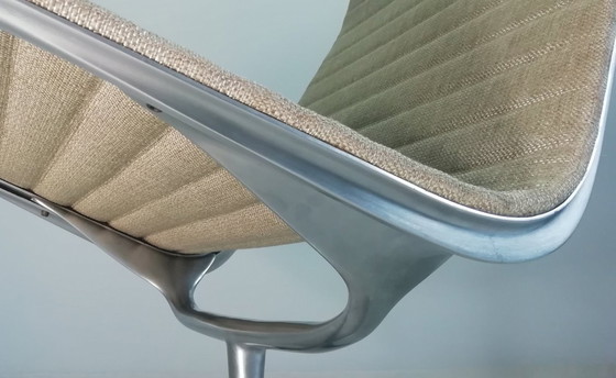 Image 1 of Eames ALU-GROUP 1958 PREPRODUCCIÓN Sillón reclinable HERMAN MILLER Historia Drehsessel