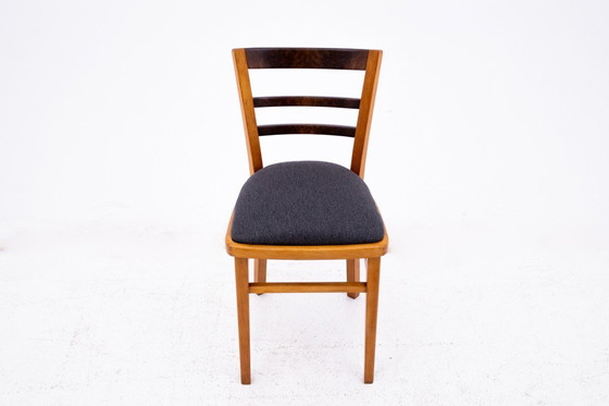 Image 1 of Ensemble coiffeuse + chaise Art déco, Pologne, Art déco, vers 1940.