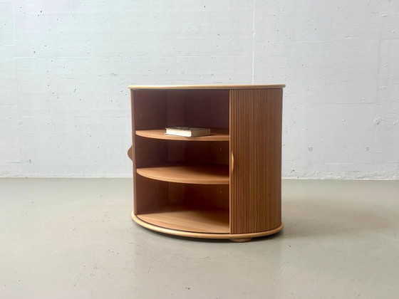 Röthlisberger roller shutter cabinet B by Trix & Robert Haussmann, 1977 – Storage cabinet, Wood (photo 12 of 19)