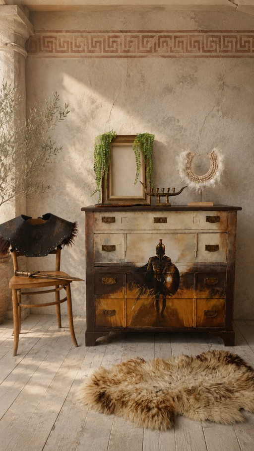 Wooden Chest of Drawers Sparta – ladekasten