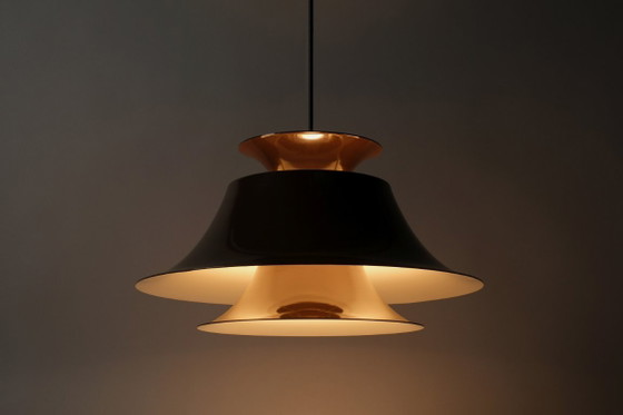 Lampada a sospensione Fog & Mørup Radius di Erik Balslev, design danese Space Age del 1977. (photo 2 of 14)