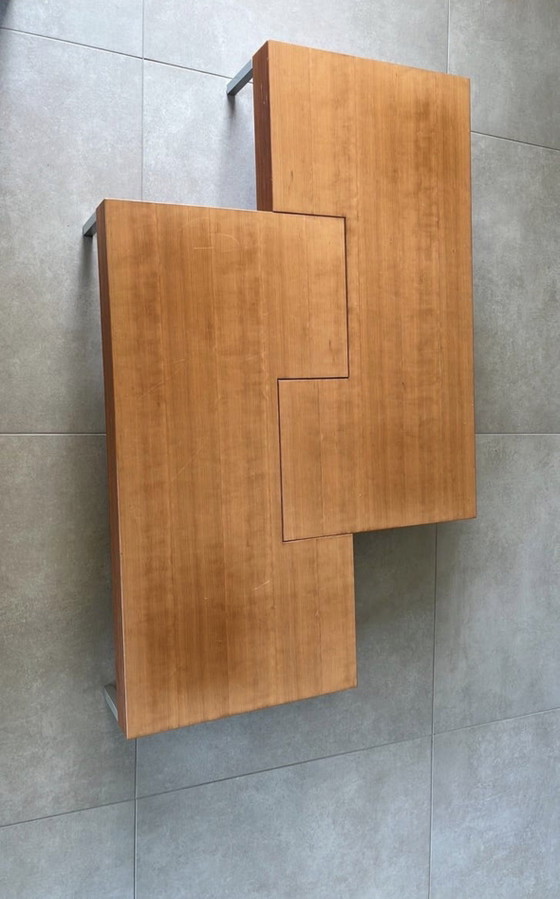 Diseño de rompecabezas de mesa de centro de madera Porada – Mesas de centro, Metal, Wood (photo 5 of 5)