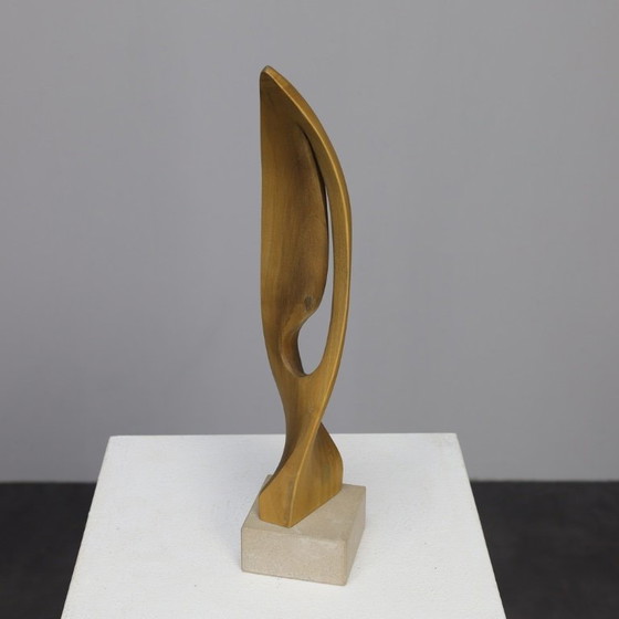 Image 1 of Organic handmade wooden sculpture by Morales, 20th century