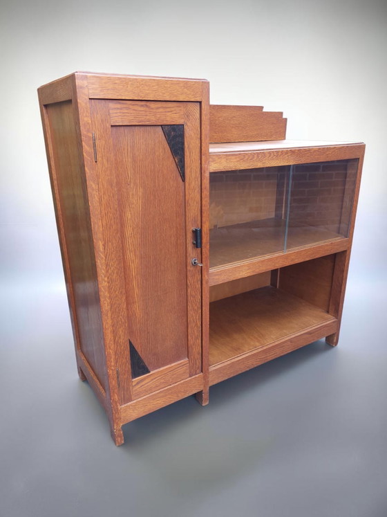 Image 1 of Antiek kastje boekenkastje theekastje art deco