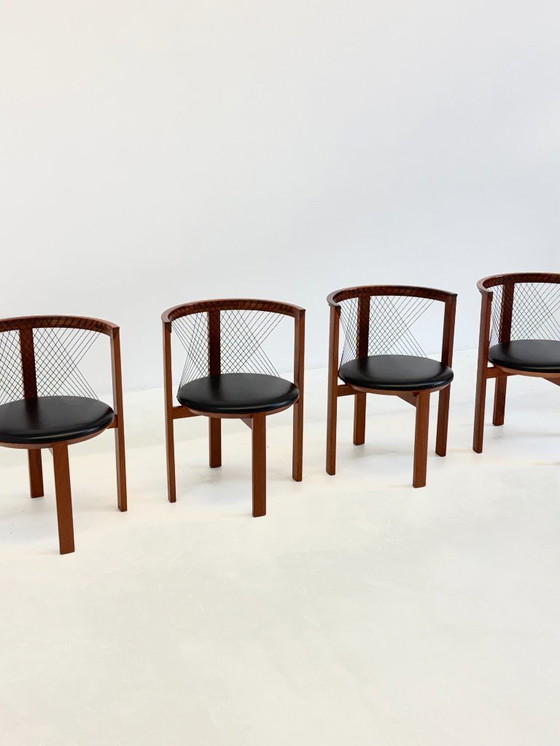 Image 1 of Ensemble de chaises Tranekær String par Niels Jørgen Haugesen