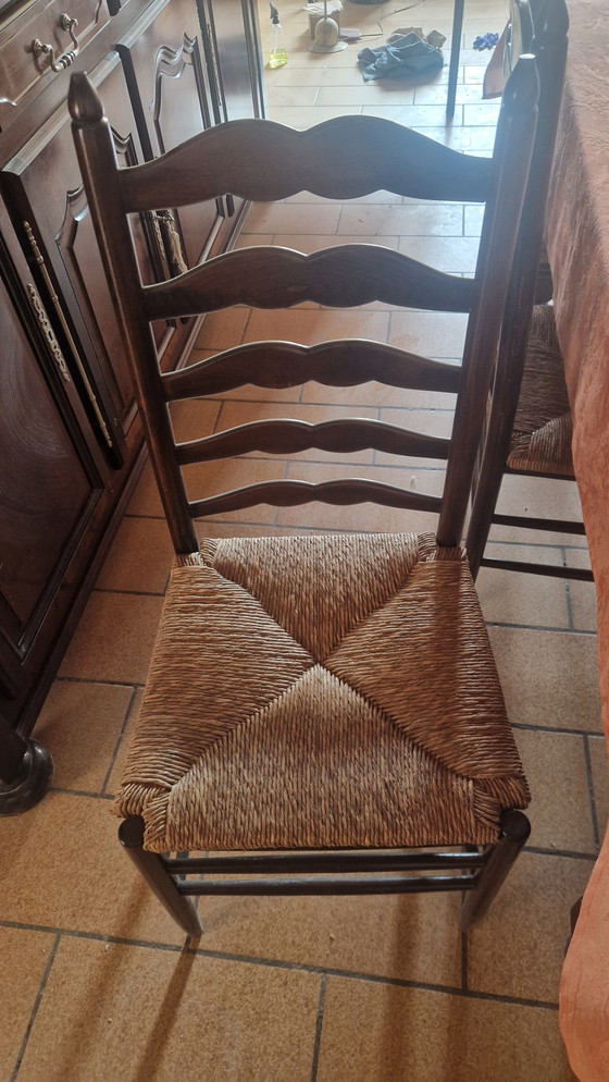 Image 1 of Wooden table + chairs