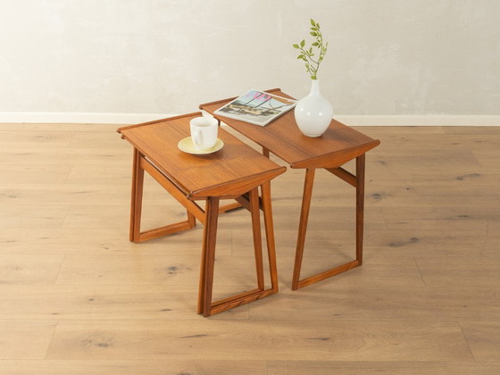 Image 1 of 1960s Stacking Tables, Denmark, Vintage