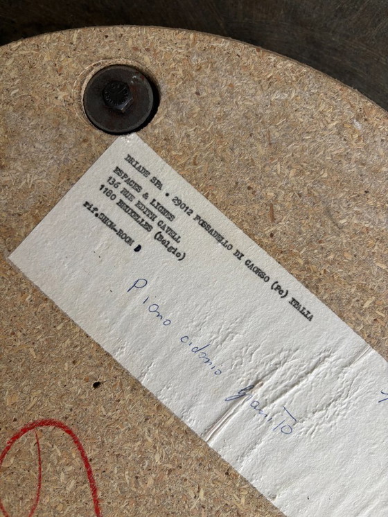 Image 1 of Tavolo da pranzo Cidonia in granito Antonia Astori Driade anni '70