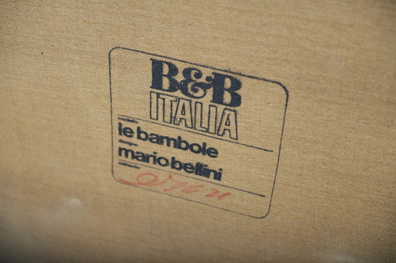 Image 1 of Rare e originali poltrone vintage Le Bambole - Mario Bellini - B&B Italia