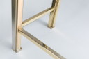 Midcentury console tafel Belgochrome stijl Romeo Ragga/ Willy Rizzo 1970