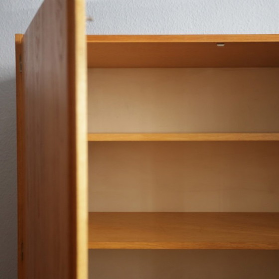 Image 1 of ❤️Hellerau Cultural Furniture linnenkast Franz Ehrlich serie 427 DDR midden 20e eeuw Bauhaus GERESTAUREERD