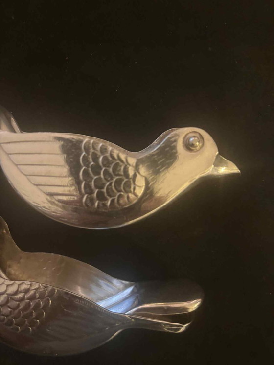 Image 1 of Set 2 spremiagrumi placcati argento