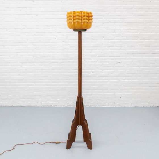Lampadaire Art Déco – Glass, Wood (photo 2 of 14)