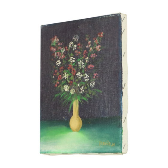 Image 1 of Small Flower Still Life Painting 1980