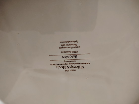 Image 1 of Villeroy and Boch V&B Botanica grill plate antipasti fondue starter plate 6 pieces