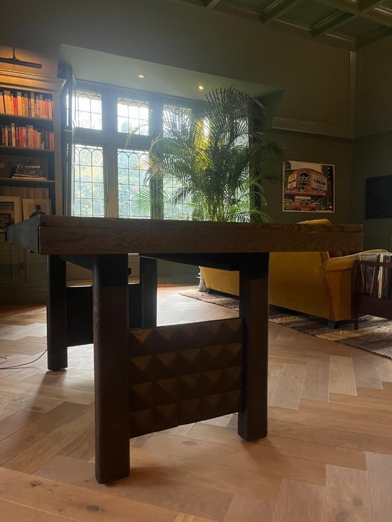 Image 1 of Scrivania brutalista di Piet Jonker 160x95xH76