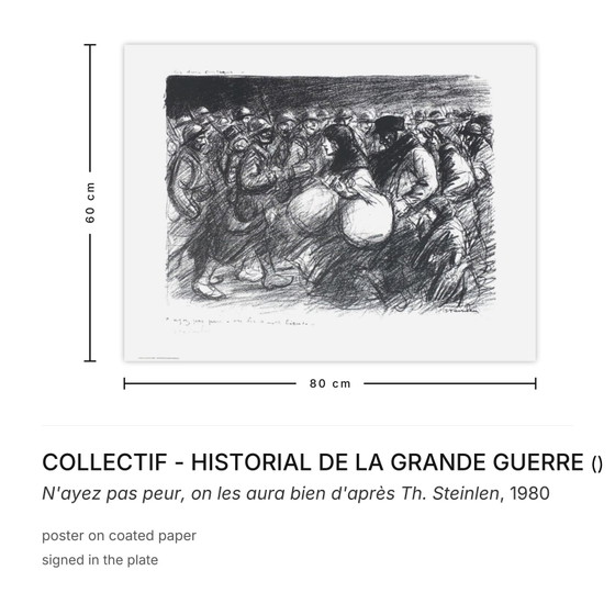 Image 1 of COLECTIVO - MUSEO HISTÓRICO DE LA GRAN GUERRA No tengan miedo, los conseguiremos pronto.