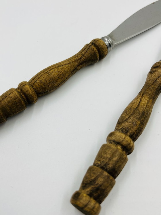 Set di posate vintage da 22 pezzi con manici effetto legno – Wood (photo 18 of 24)
