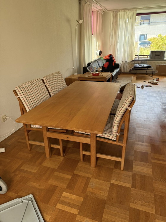 Børge Mogensen pour Fredericia – Table à manger modèle 6285 en chêne massif – fredericia Stolefabriek (photo 5 of 5)