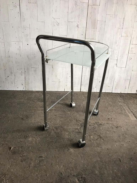 Französischer Servierwagen, 1960er Jahre – Glas (photo 2 of 9)