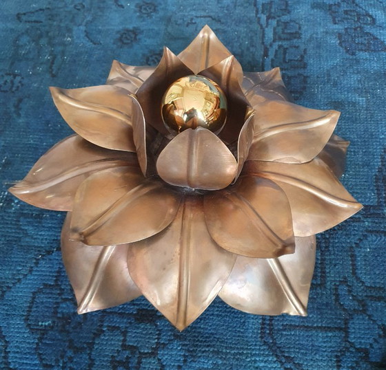 Image 1 of Juego XL de apliques florales de pared/techo - Banci Firenze - Mid-Century - Hollywood Regency
