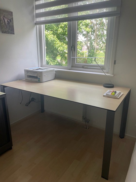 Schreibtisch – Ahrend, Metall, Stoff (photo 3 of 5)